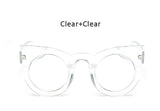 Oversized Cat Eye Flame Sunglasses