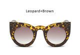 Oversized Cat Eye Flame Sunglasses