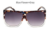 Big Frame Flat Top Women Sunglasses