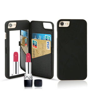 7 Plus Luxury 3D Mirror Wallet Case