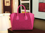 Pink Leather Shoulder Bag