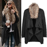 Knit Long Sleeve Parka
