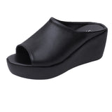 Leisure Fish Mouth Thick Bottom Sandles